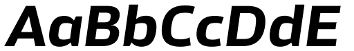Akwe Pro Ext Bold Italic