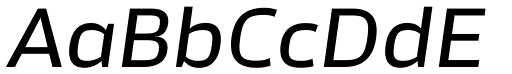 Akwe Pro Ext Medium Italic