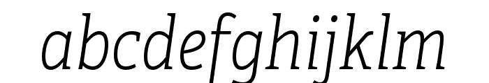 Adelle Condensed Thin Italic