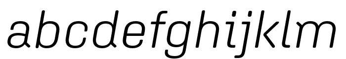 Aglet Sans Light Italic