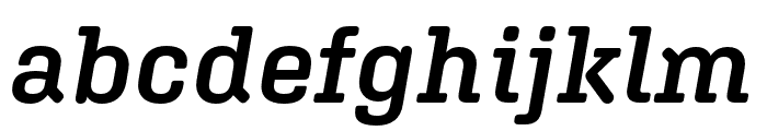 Aglet Slab Semibold Italic
