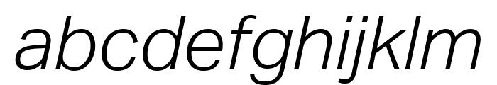 Aktiv Grotesk Ex Light Italic