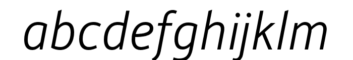 Alber New Light Italic