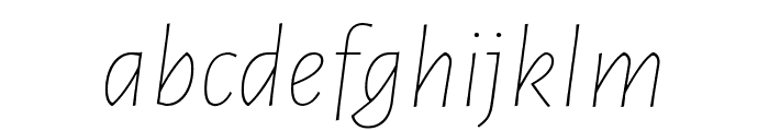 Alegreya Sans Thin Italic