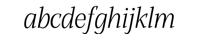 Alga Light Italic