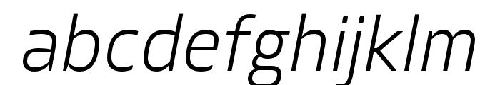 Allotrope ExtraLight Italic