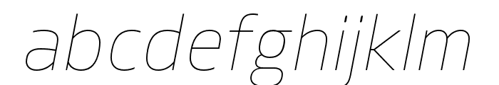 Allotrope Thin Italic