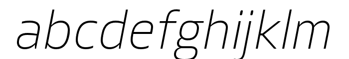 Allotrope UltraLight Italic