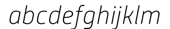 Alwyn New Rounded Thin Italic