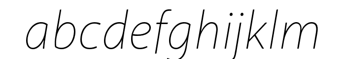 Anago Thin Italic
