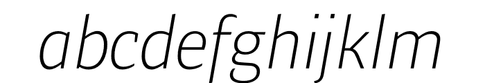 Ardoise Std ExtraLight Italic