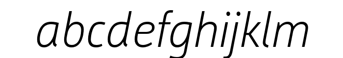 Argumentum Ultra Light Italic