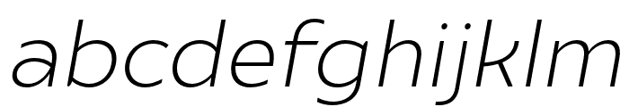 Ariana Pro Light italic