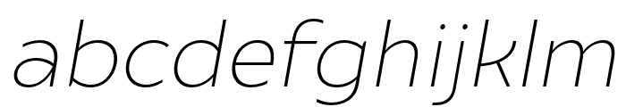 Ariana Pro UltraLight italic