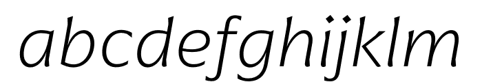 Arpona ExtraLight Italic
