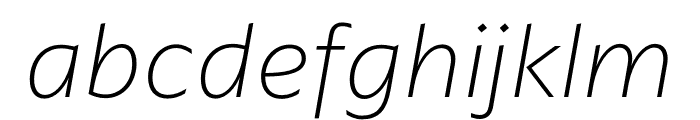 ArponaSans Thin Italic