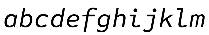 Attribute Mono Italic