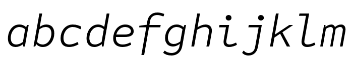 Attribute Mono Light Italic