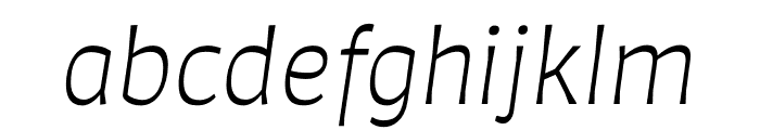 Auster Light Italic