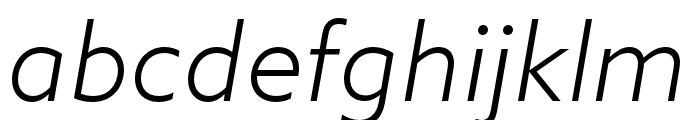 Azo Sans Light Italic