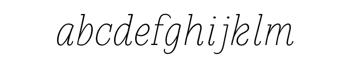 Azote Light Italic