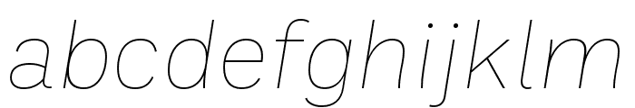 Ballinger Thin Italic