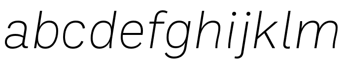 Ballinger X Light Italic