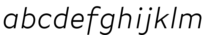 Basic Gothic Pro Light Italic