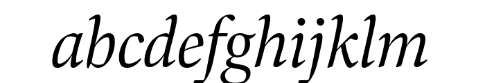 Bennet Display Condensed Light Italic