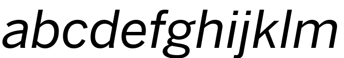 Benton Sans Condensed Italic
