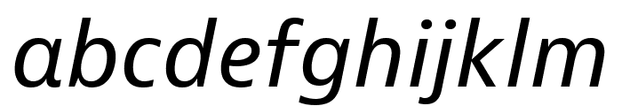 Bernino Sans Compressed Regular Italic