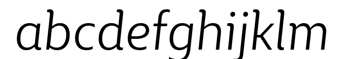 BigCity Grotesque Pro Book Italic