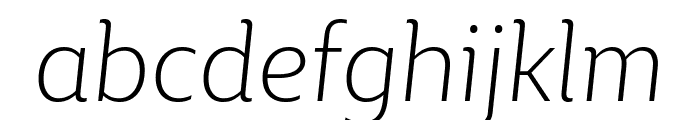 BigCity Grotesque Pro Light Italic