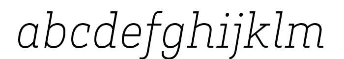 Brix Slab ExtraLight Italic