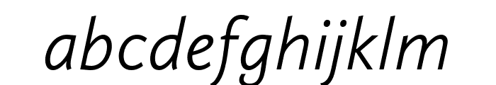 Calluna Sans Light Italic