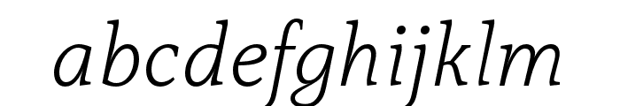 Capitolina Light Italic