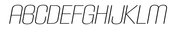 Carbon ExtraLight Italic