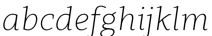 Clavo ExtraLight Italic