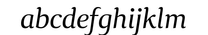 Collier Condensed Light Italic