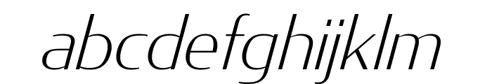 Condor ExtraLight Italic