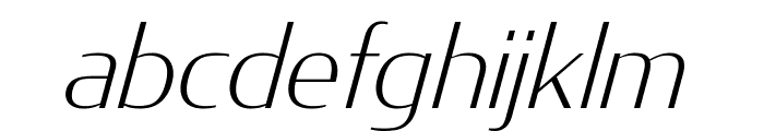 CondorWide ExtraLight Italic