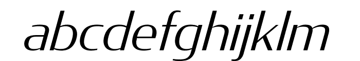 CondorWide Light Italic