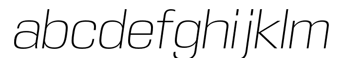DDT ExtraLight Italic