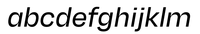 Degular Medium Italic
