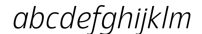 Eigerdals Light Italic
