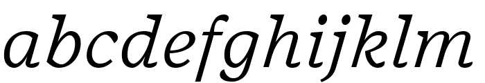 Embury Text Light Italic