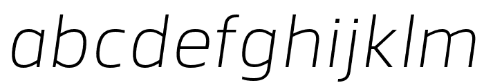 Facto Light Italic