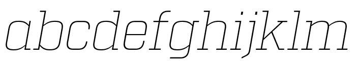 Factoria Thin Italic