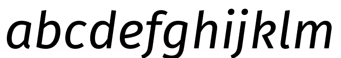 Fira Sans Compressed Hair Italic