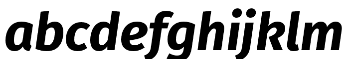 Fira Sans Heavy Italic